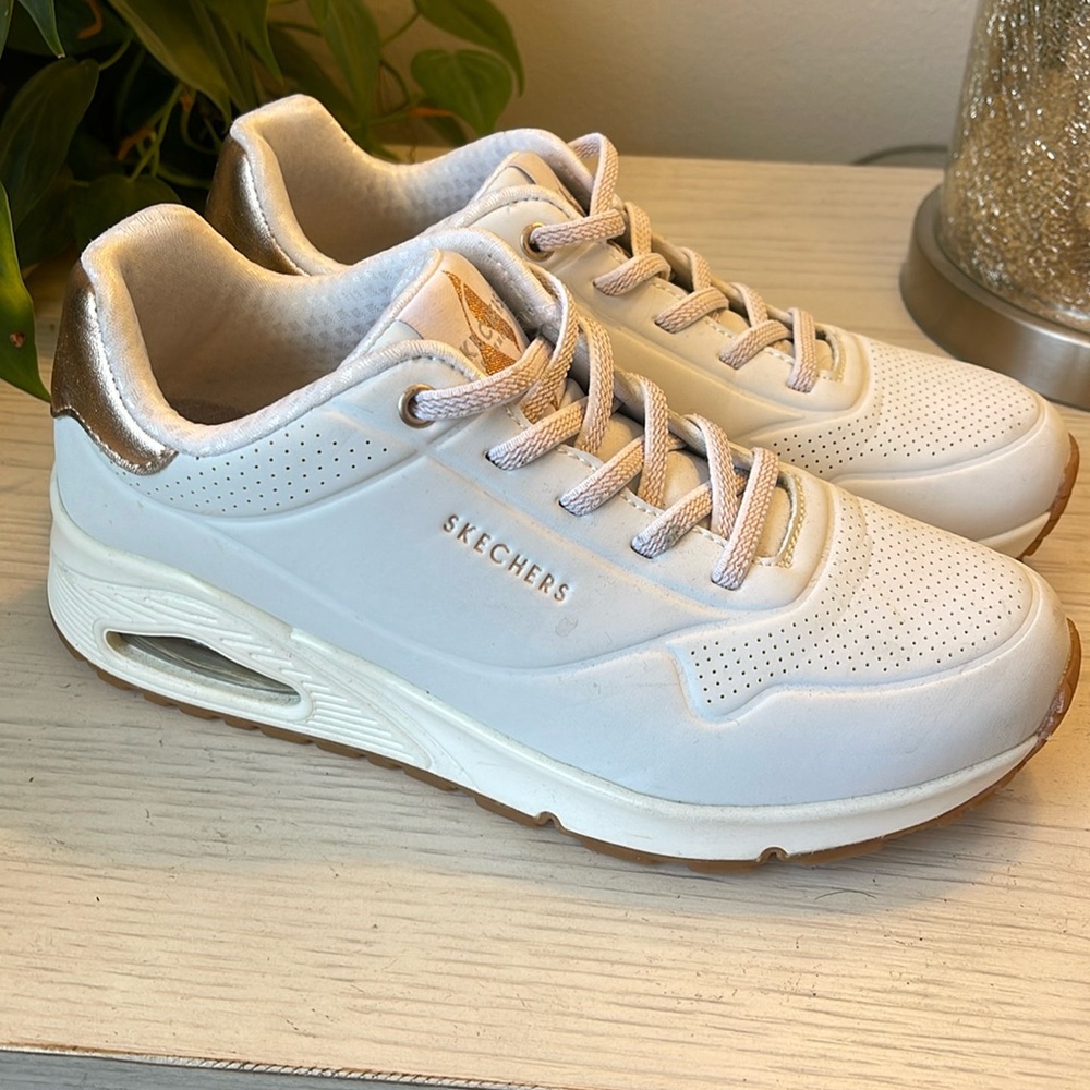 Skechers Air Cooled Memory Foam Slip on, No Tie Sneakers